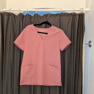 Figs Size Small Casma Chalk Pink NWOT